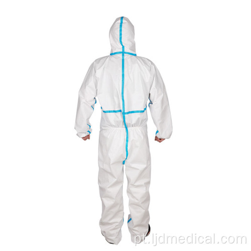 Roupa de proteção de isolamento médico de tecido não tecido